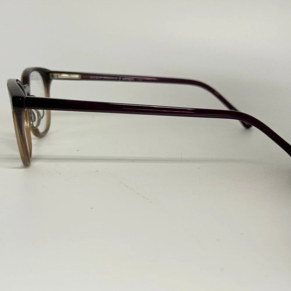 Scott Harris Europa SH-530 C1 Purple Amber Gradient Eyeglass Frames 48-19-140
